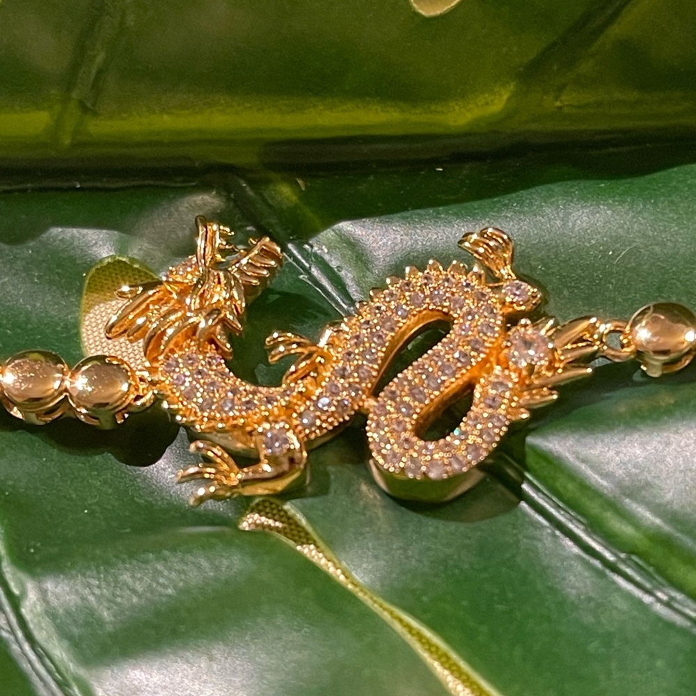 Gold Dragon Bracelet